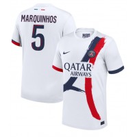 Billiga Paris Saint-Germain Marquinhos #5 Borta fotbollskläder 2024-25 Kortärmad